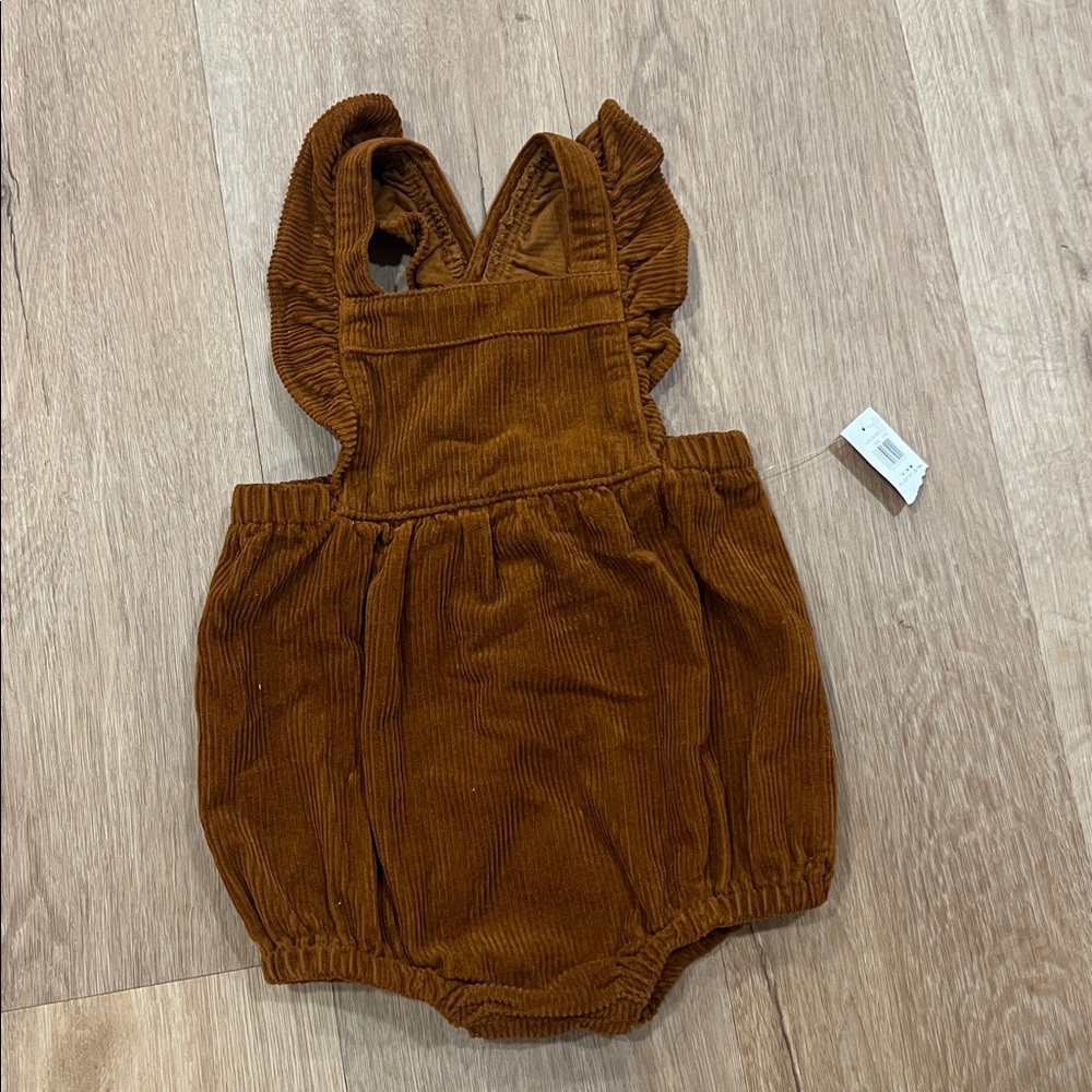 Old Navy Brown Corduroy Baby Romper